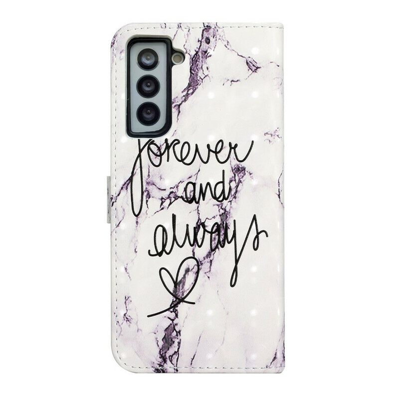Kotelot Samsung Galaxy S21 FE Marble Forever & Always