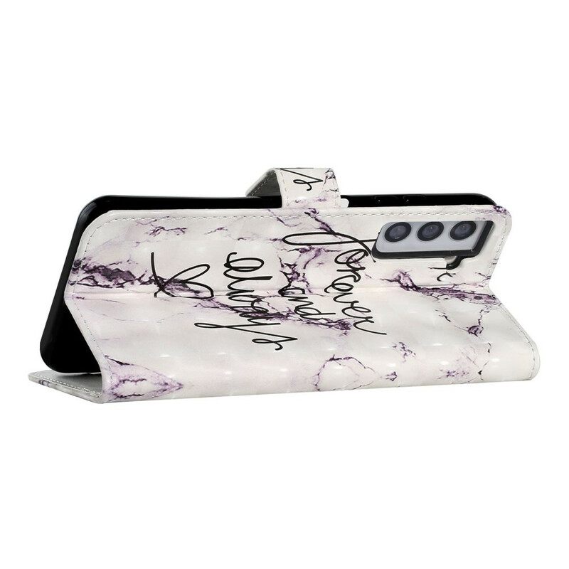 Kotelot Samsung Galaxy S21 FE Marble Forever & Always