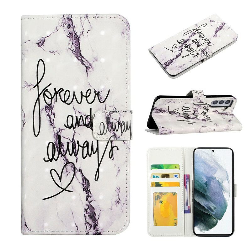Kotelot Samsung Galaxy S21 FE Marble Forever & Always
