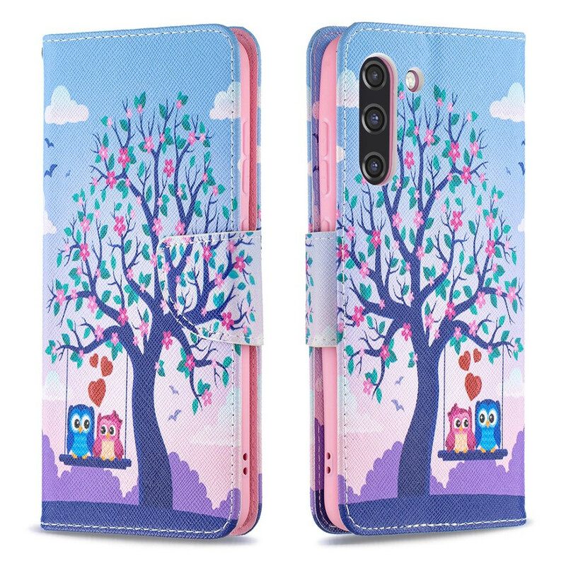 Kotelot Samsung Galaxy S21 FE Pöllöt Swingissä