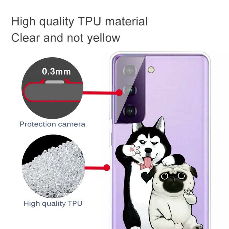 Kuori Samsung Galaxy S21 FE Hauskat Koirat