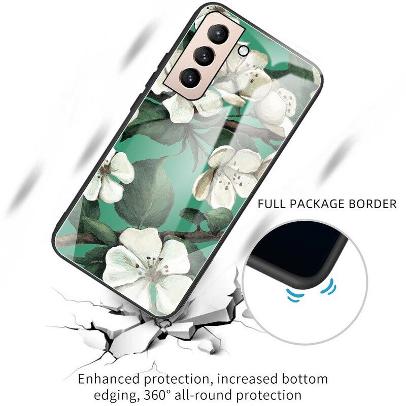 Kuori Samsung Galaxy S21 FE Kasviskarkaistu Lasi