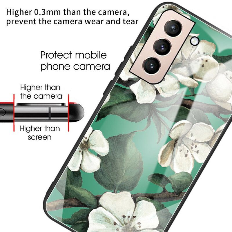 Kuori Samsung Galaxy S21 FE Kasviskarkaistu Lasi