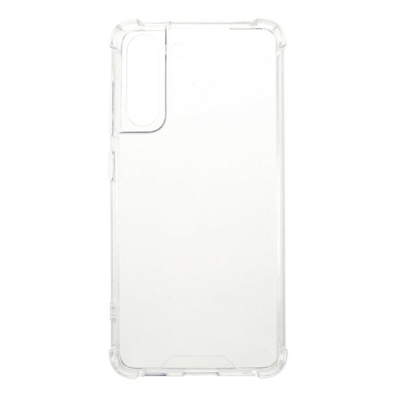 Kuori Samsung Galaxy S21 FE Läpinäkyvät Vahvistetut Kulmat