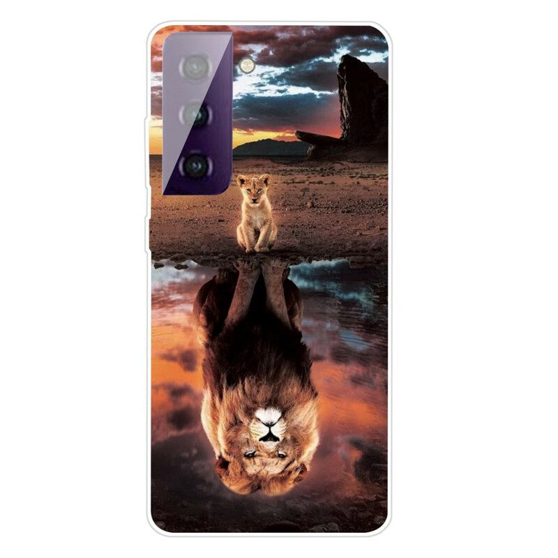 Kuori Samsung Galaxy S21 FE Lion Cubin Unelma