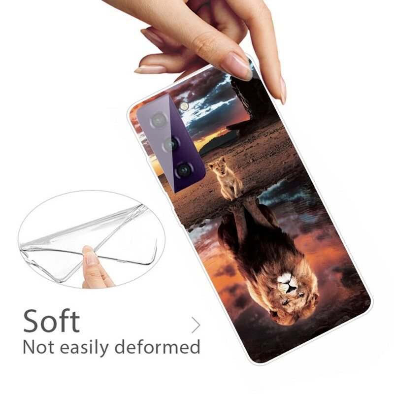 Kuori Samsung Galaxy S21 FE Lion Cubin Unelma