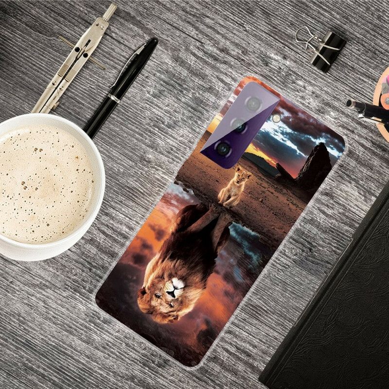 Kuori Samsung Galaxy S21 FE Lion Cubin Unelma