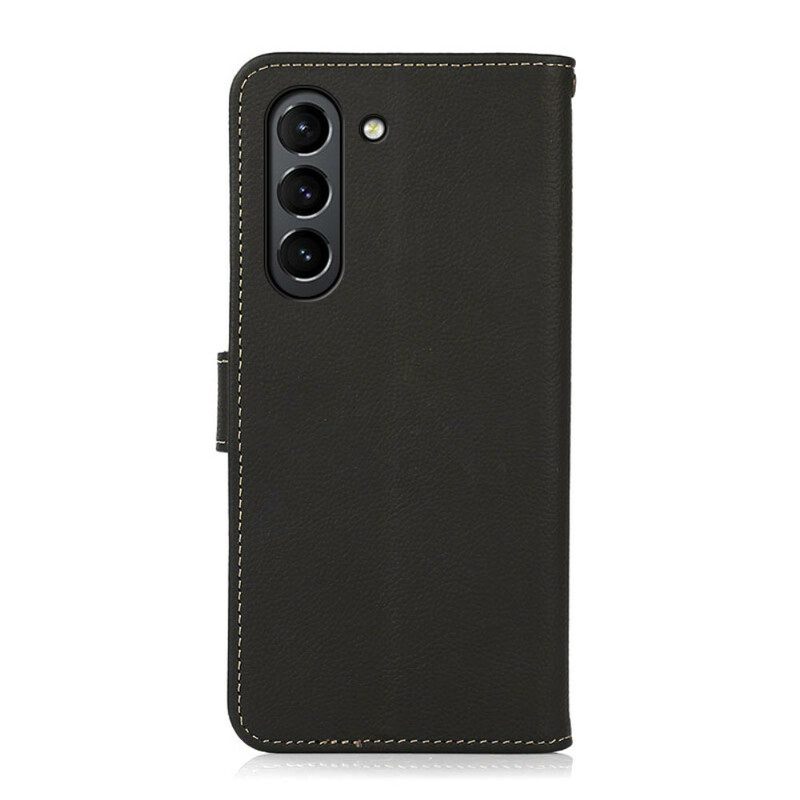 Nahkakotelo Samsung Galaxy S21 FE Faux Leather Khazneh Rfid