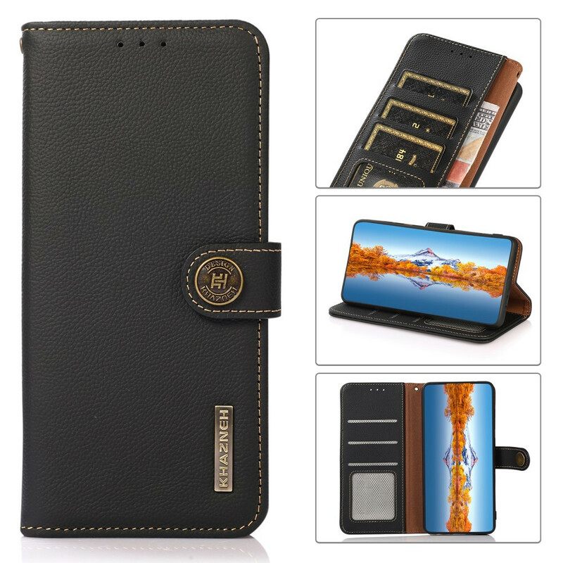 Nahkakotelo Samsung Galaxy S21 FE Faux Leather Khazneh Rfid