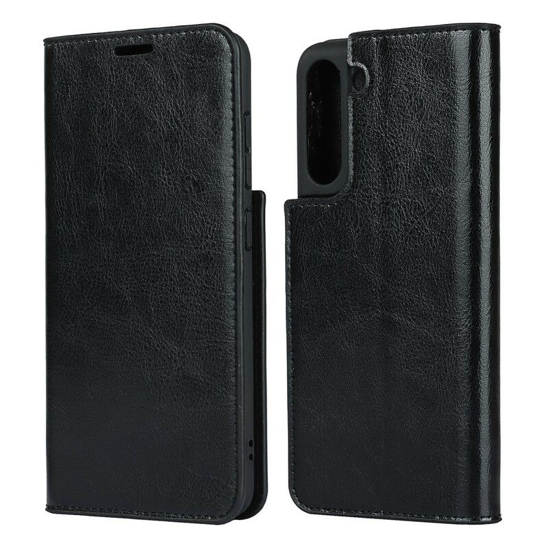 Puhelinkuoret Samsung Galaxy S21 FE Kotelot Flip Aidon Nahan Väriehdotus