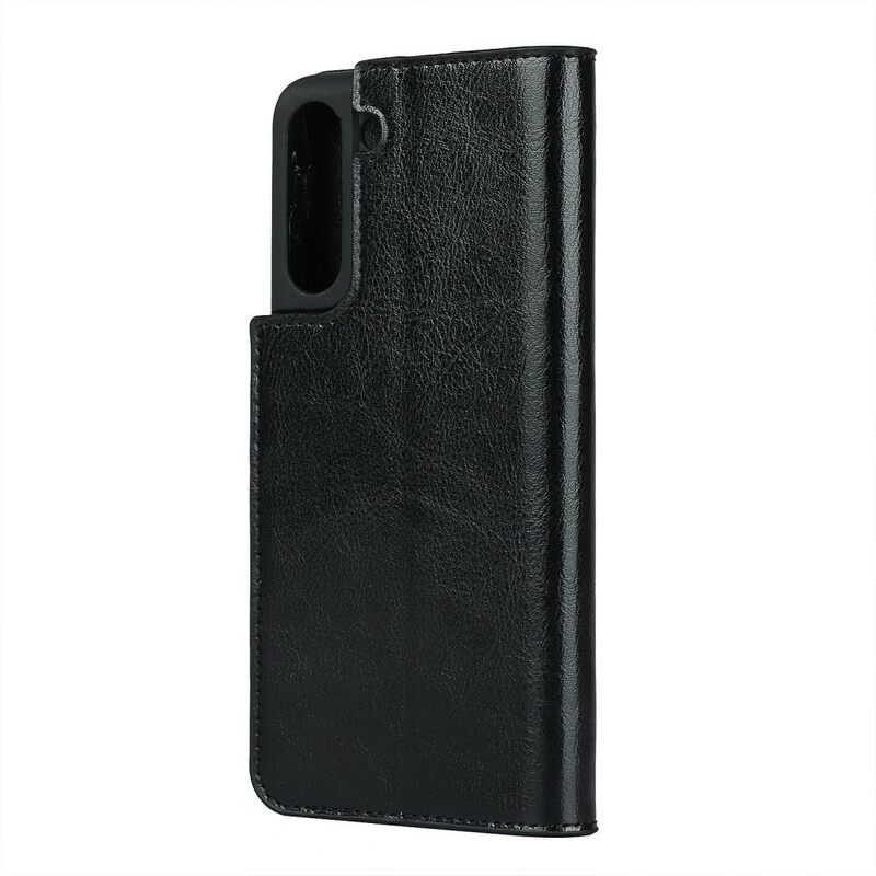 Puhelinkuoret Samsung Galaxy S21 FE Kotelot Flip Aidon Nahan Väriehdotus