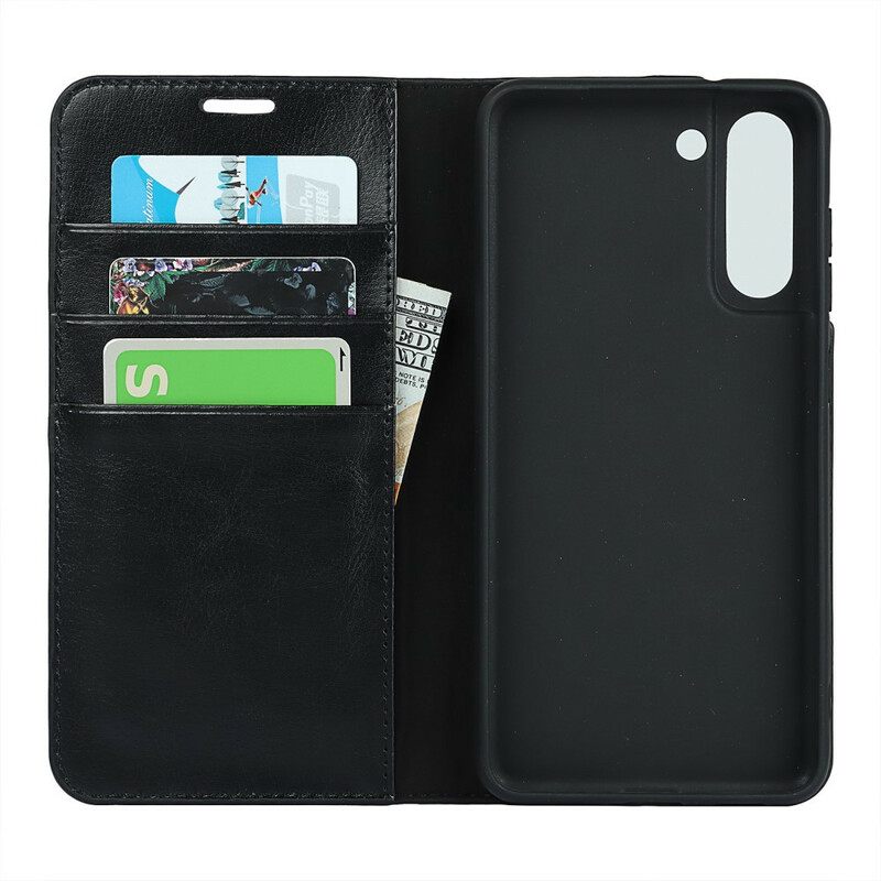 Puhelinkuoret Samsung Galaxy S21 FE Kotelot Flip Aidon Nahan Väriehdotus
