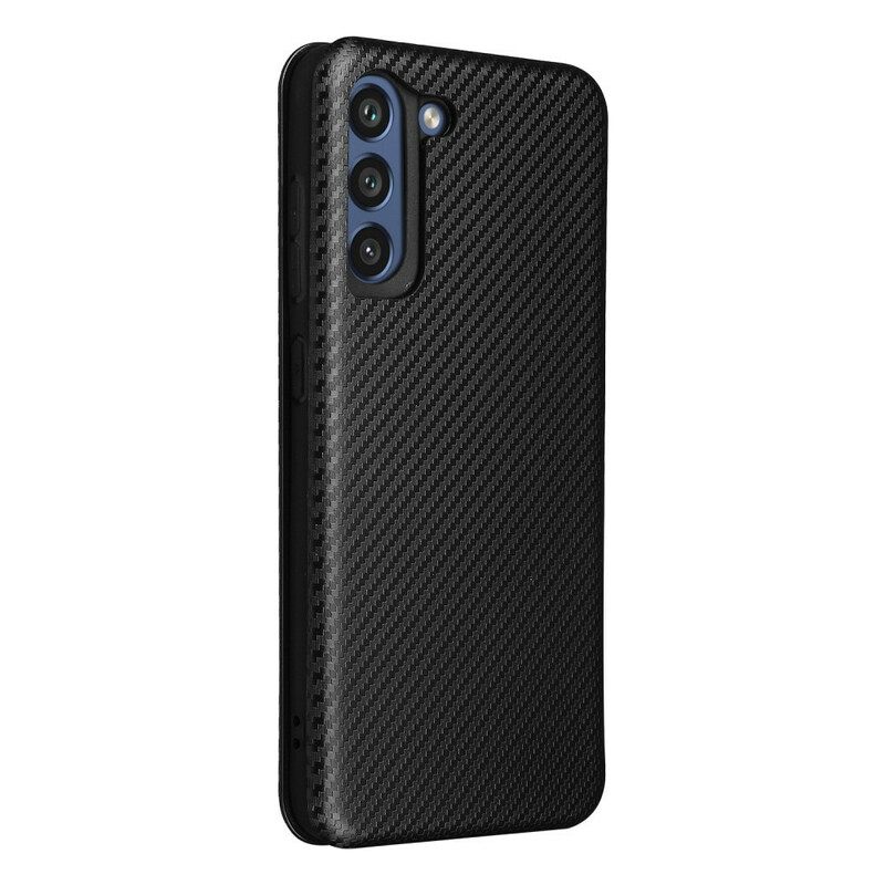 Puhelinkuoret Samsung Galaxy S21 FE Kotelot Flip Hiilikuitu