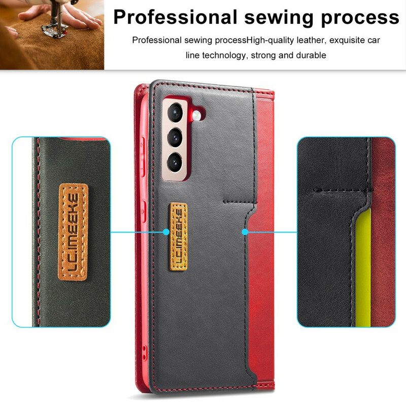 Puhelinkuoret Samsung Galaxy S21 FE Kotelot Flip Lc-001 Series Lc.imeeke
