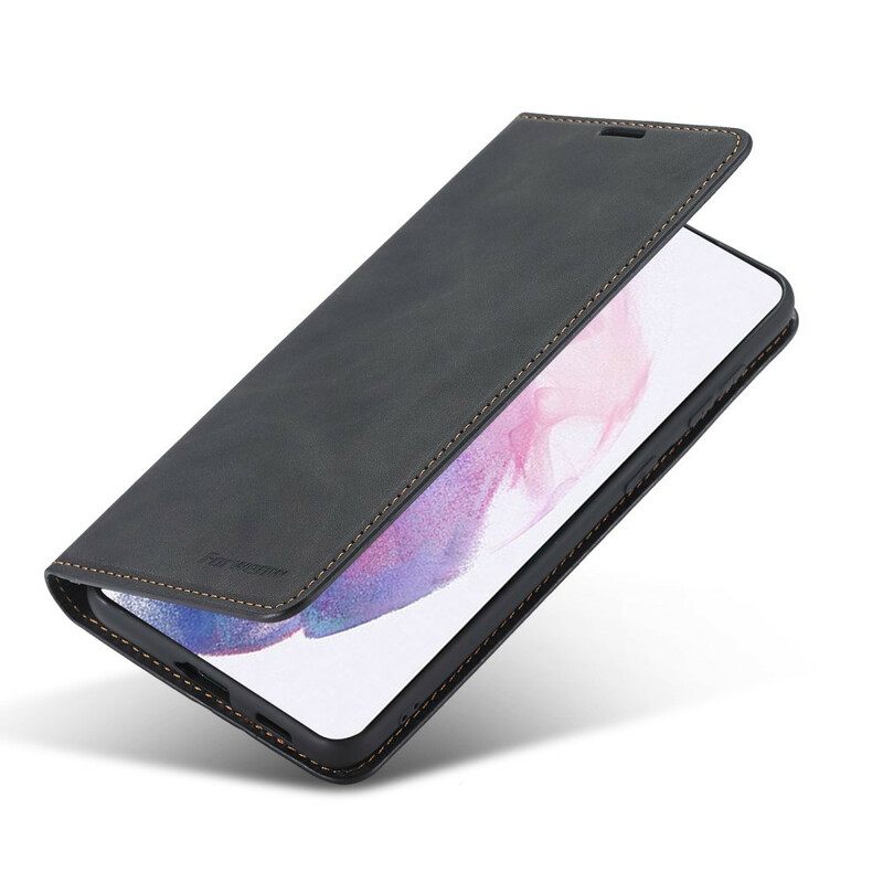 Puhelinkuoret Samsung Galaxy S21 FE Kotelot Flip Nahkaefekti Forwenw