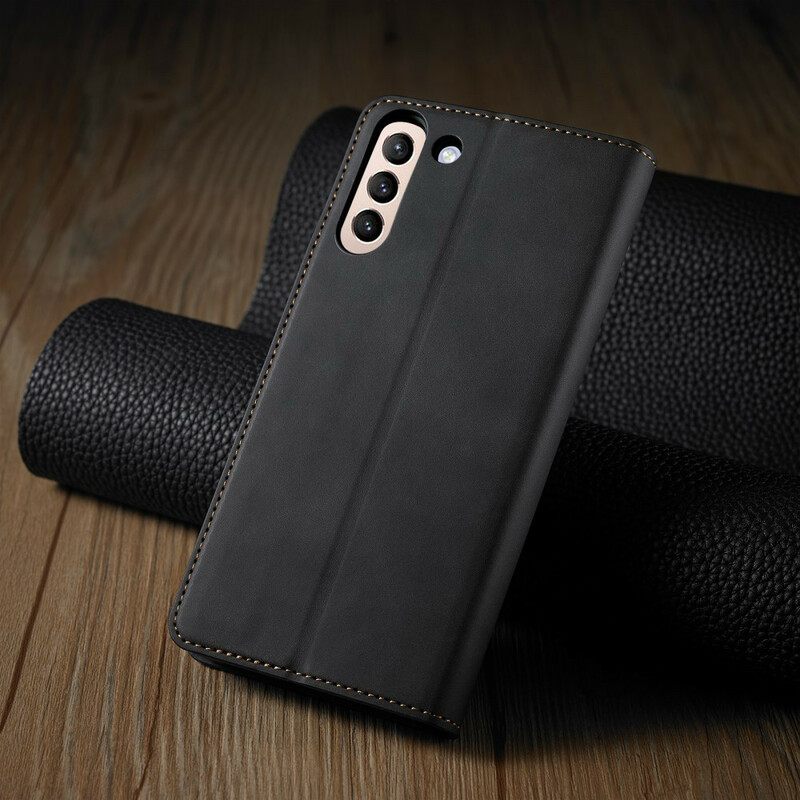 Puhelinkuoret Samsung Galaxy S21 FE Kotelot Flip Nahkaefekti Forwenw