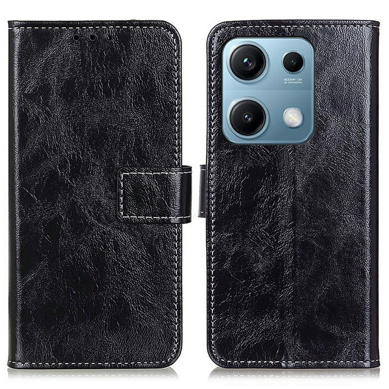 Kotelot Xiaomi Redmi Note 14s Kiiltävä Tekonahka Suojakuori