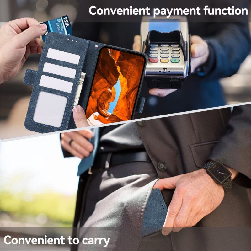 Nahkakotelo Xiaomi Redmi Note 14s Abeel Mokkanahkaefekti