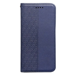 Nahkakotelo Xiaomi Redmi Note 14s Ruutukuvio Ja Hihna Suojakuori