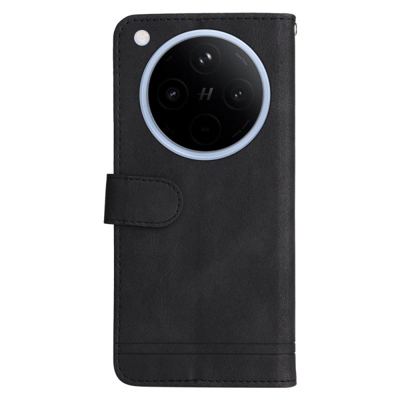 Kotelot Oppo Find X8 Klassinen Vintage-hihna Suojakuori