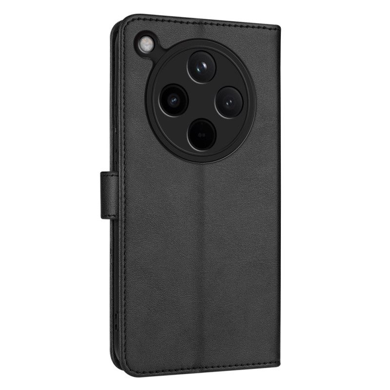 Kotelot Oppo Find X8 Puhelinkuoret Yksivärinen Tekonahka Azns