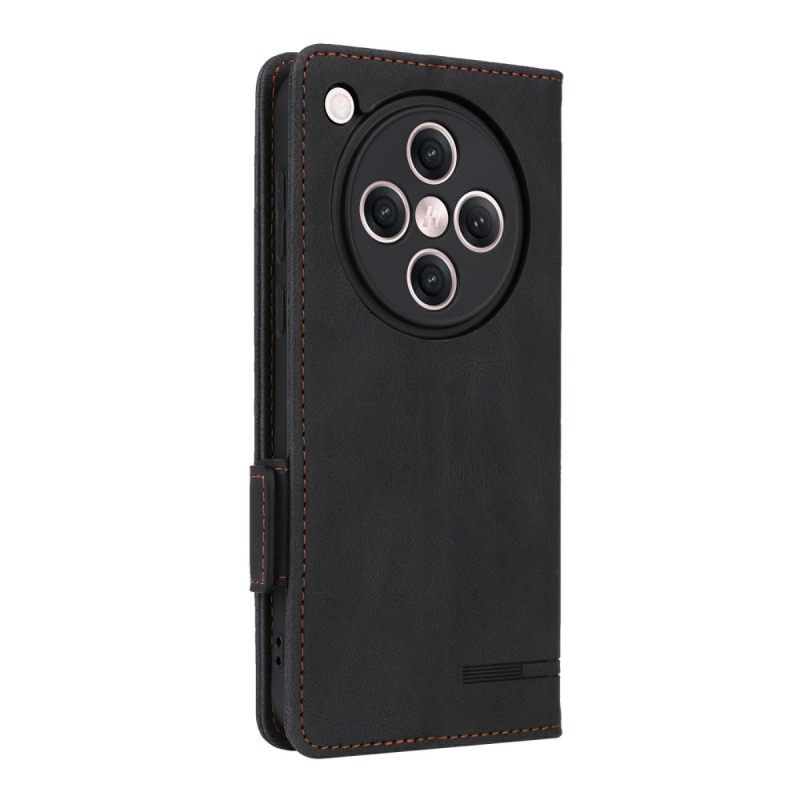 Kotelot Oppo Find X8 Vintage-mokkanahkaefekti