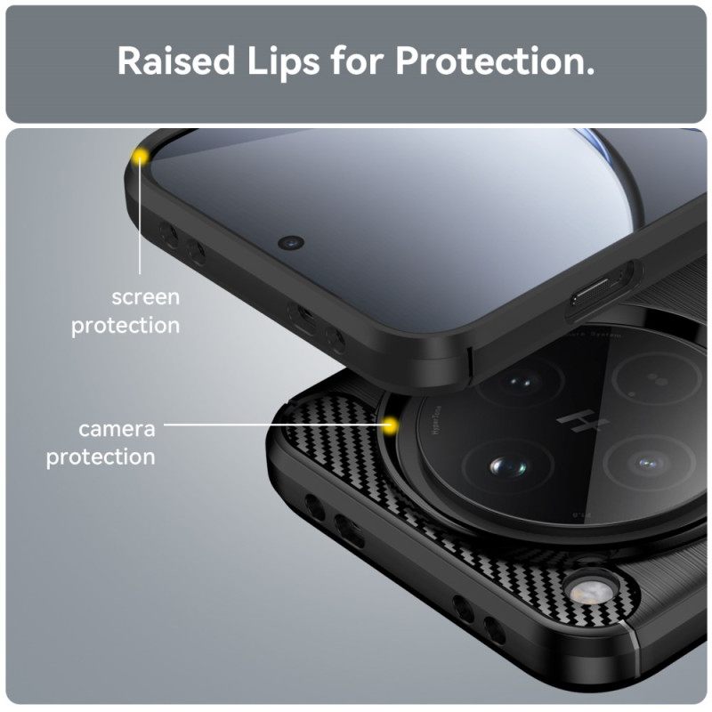 Kuori Oppo Find X8 Harjattu Hiilikuitu