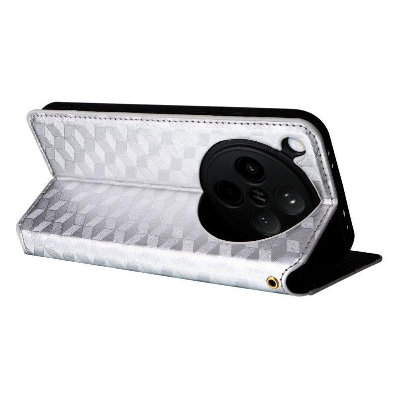 Nahkakotelo Oppo Find X8 3d-timantit