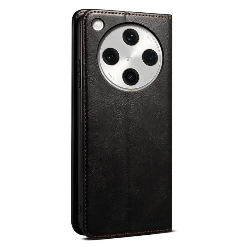 Nahkakotelo Oppo Find X8 Vahattu Keinonahka