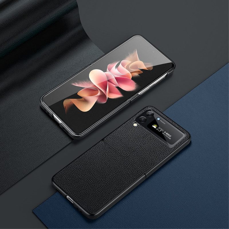 Kuori Samsung Galaxy Z Flip 3 5G Kotelot Flip Aitoa Nahkaa