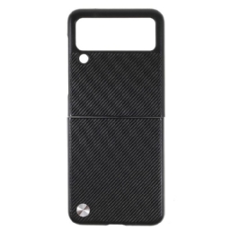 Kuori Samsung Galaxy Z Flip 3 5G Kotelot Flip Carbon Fiber X-level