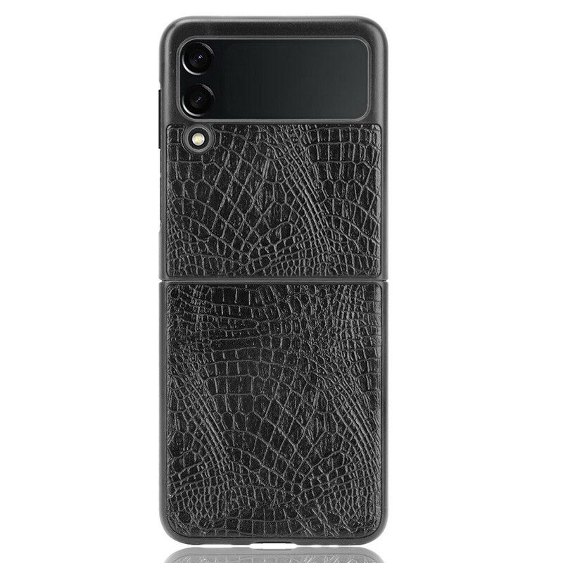 Kuori Samsung Galaxy Z Flip 3 5G Kotelot Flip Crocodile Skin Effect
