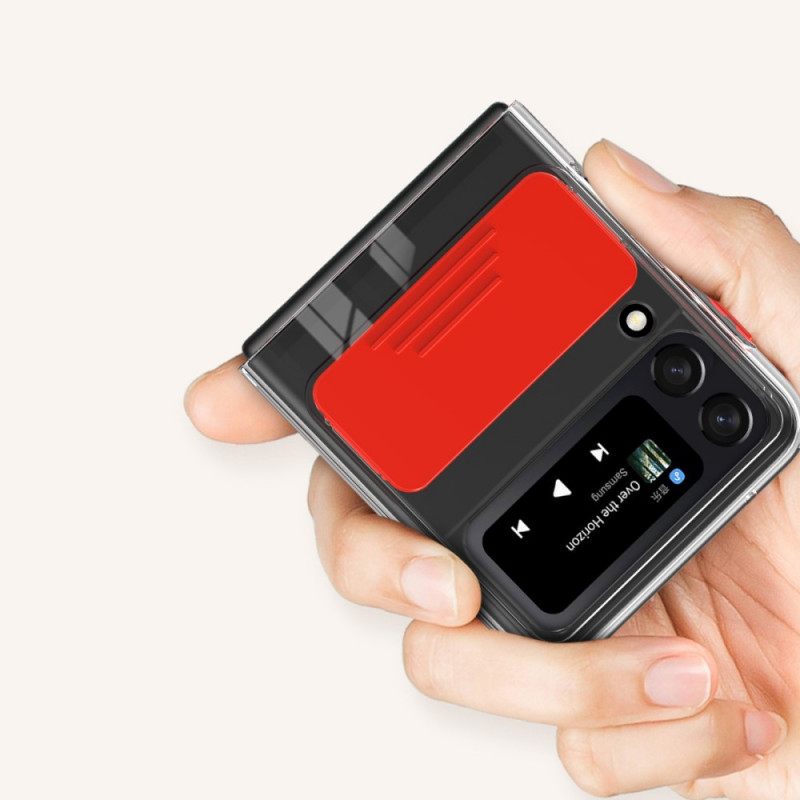 Kuori Samsung Galaxy Z Flip 3 5G Kotelot Flip Photo Module Rengas Ja Kansi