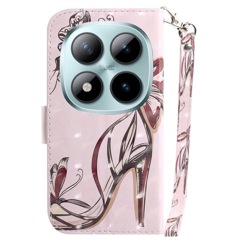 Kotelot Xiaomi Redmi Note 15 Pro Plus 5g Hihnoilla Koristeltu Korkokenkä Suojakuori