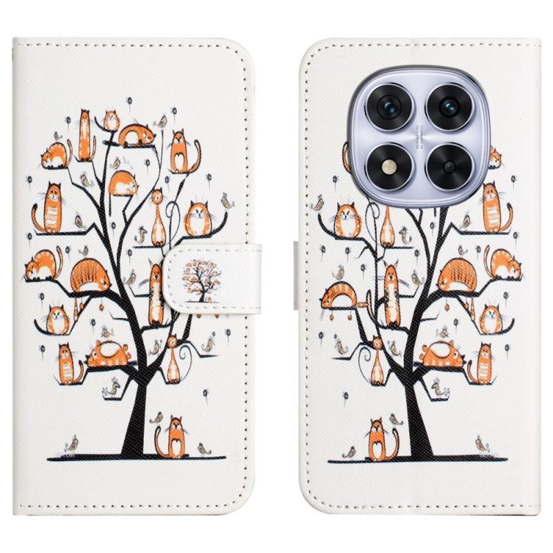 Kotelot Xiaomi Redmi Note 15 Pro Plus 5g Kissat Ja Puu Suojakuori