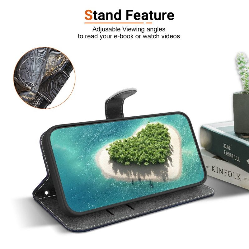 Kotelot Xiaomi Redmi Note 15 Pro Plus 5g Musta Ja Kultainen Leijona