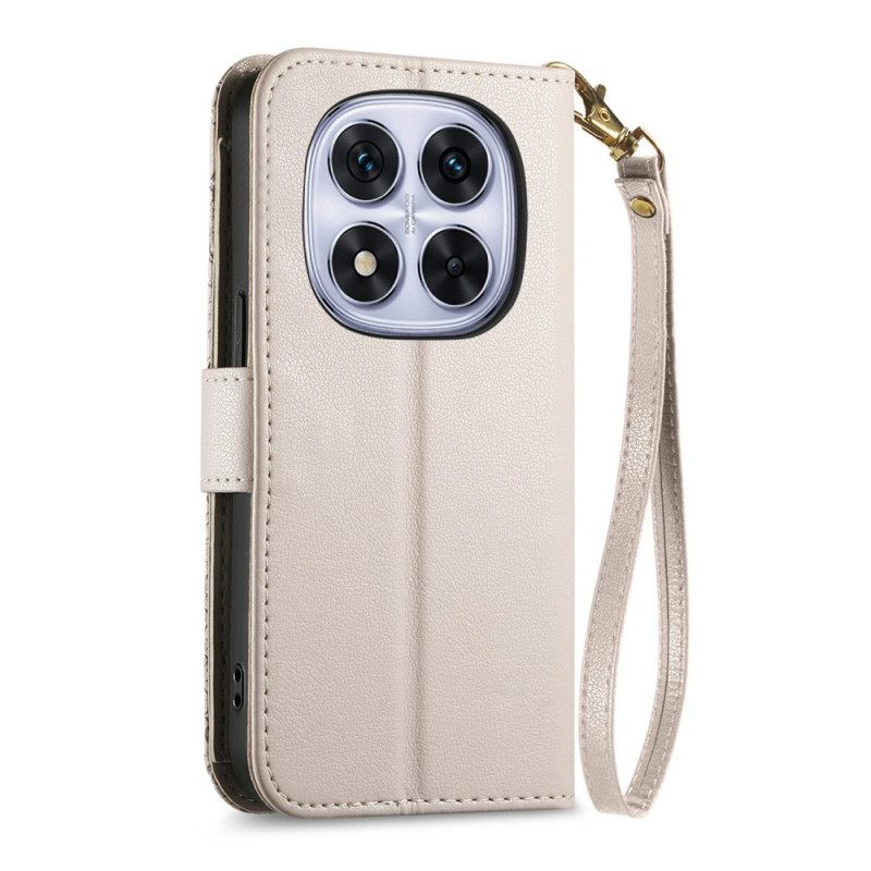 Kotelot Xiaomi Redmi Note 15 Pro Plus 5g Puhelinkuoret Kukkakuvio Ja Vetoketjullinen Tasku