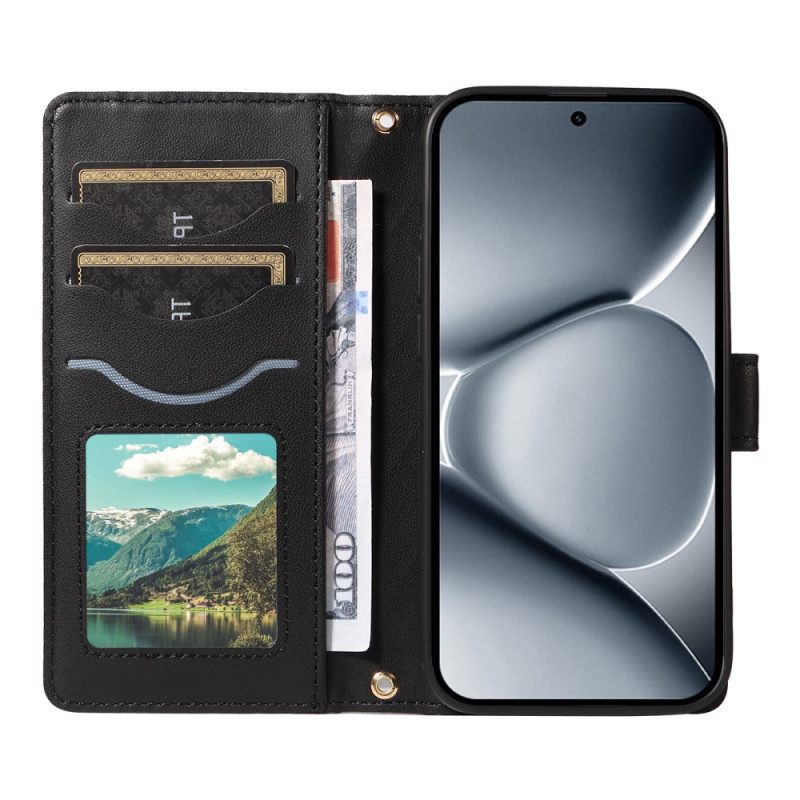 Kotelot Xiaomi Redmi Note 15 Pro Plus 5g Tikattu Hihnalla Ja Olkahihnalla