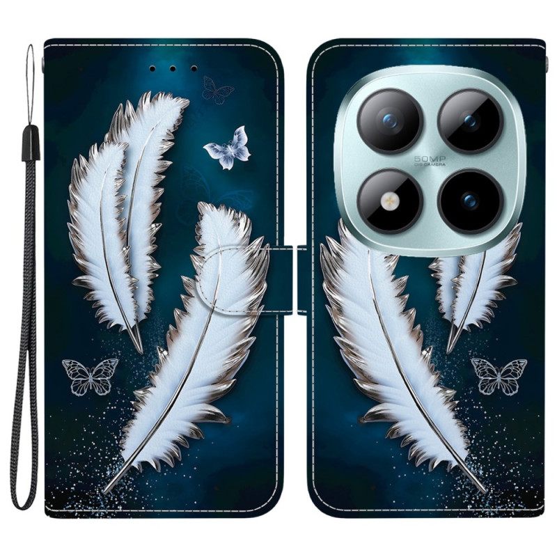 Kotelot Xiaomi Redmi Note 15 Pro Plus 5g Valkoiset Höyhenet