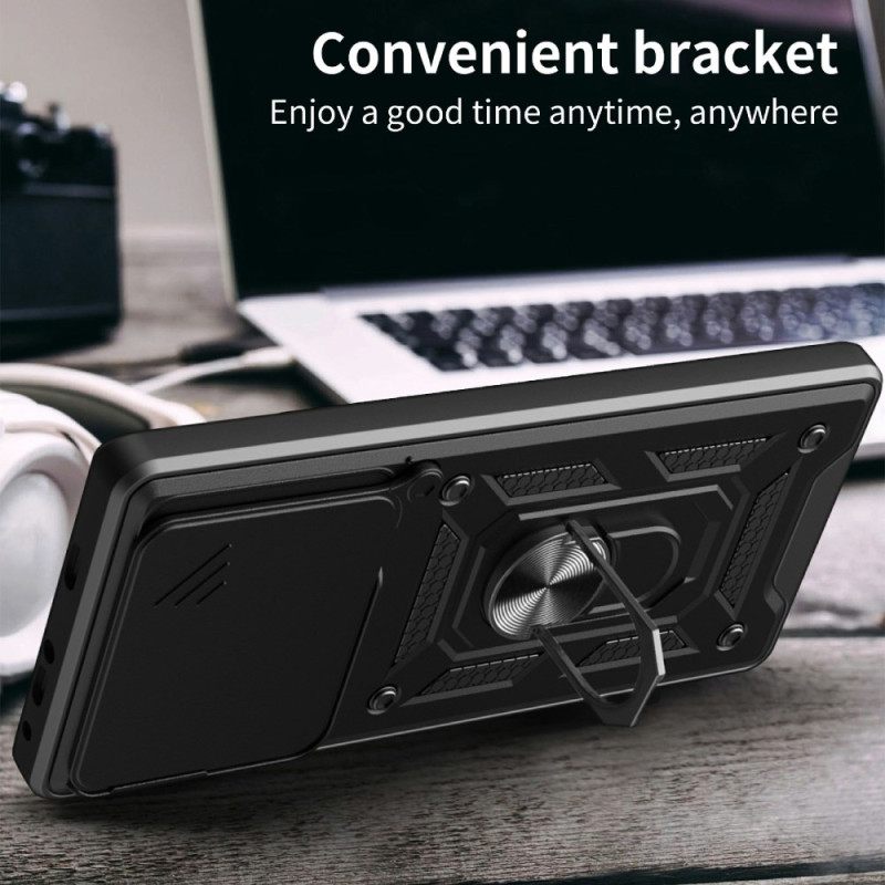 Kuori Xiaomi Redmi Note 15 Pro Plus 5g Liukuva Kameransuoja Ja Integroitu Jalusta