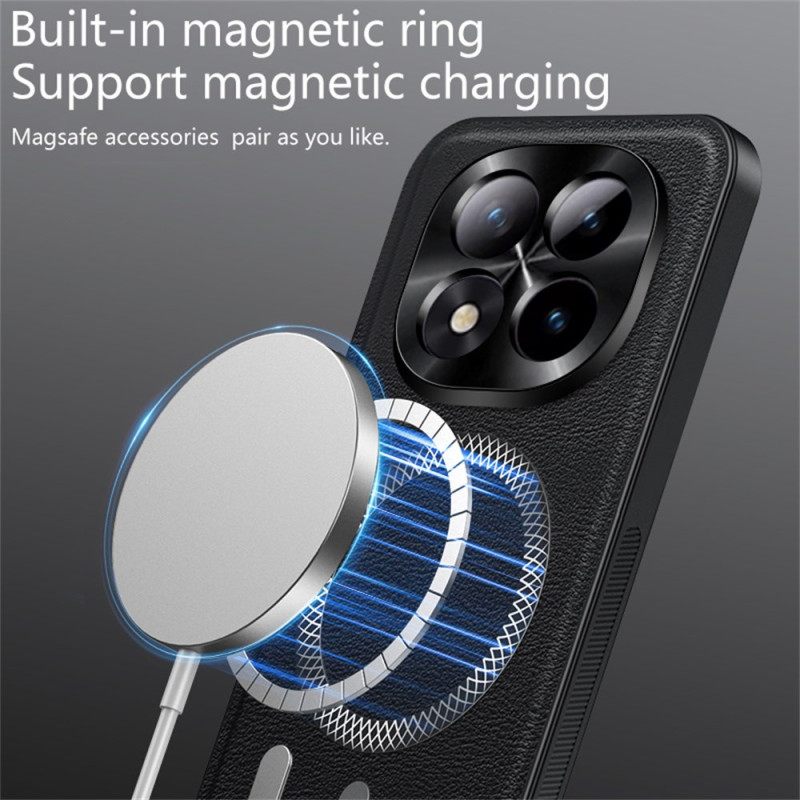 Kuori Xiaomi Redmi Note 15 Pro Plus 5g Magneettinen Nahkaefekti