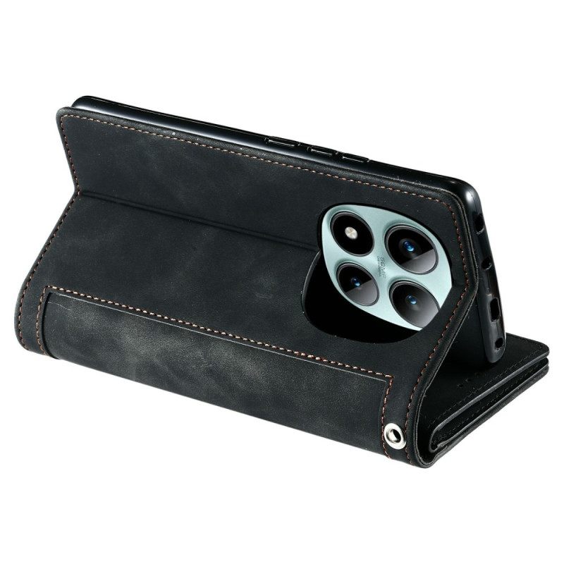 Nahkakotelo Xiaomi Redmi Note 15 Pro Plus 5g 9 Kortin Lokeron Lompakko