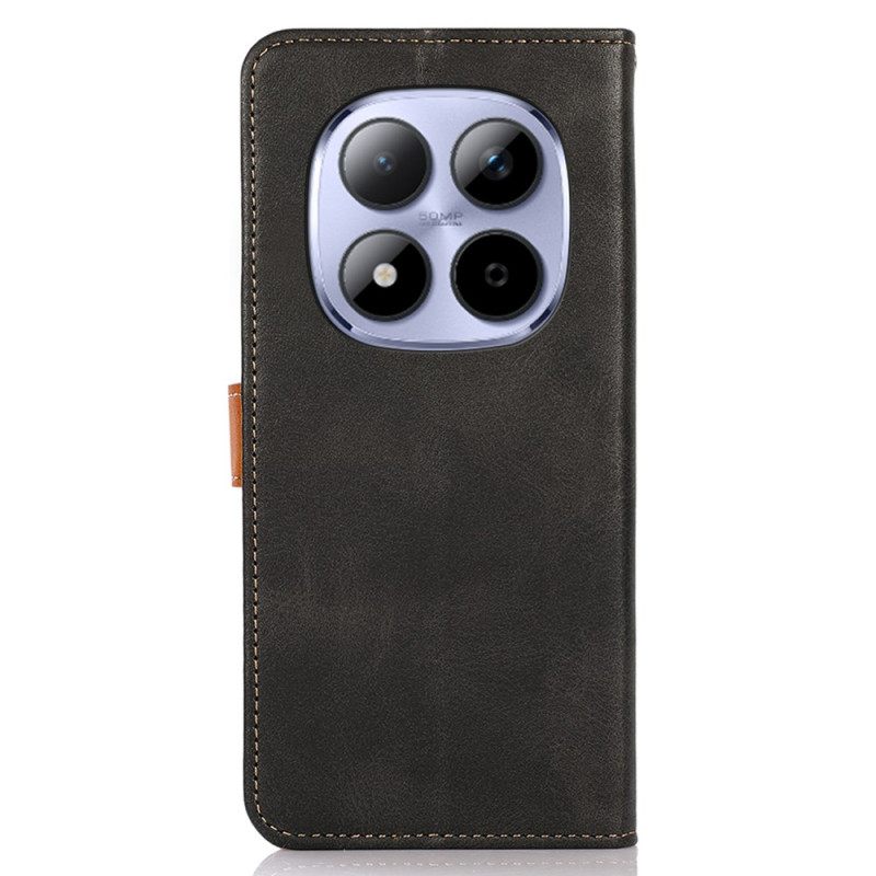 Nahkakotelo Xiaomi Redmi Note 15 Pro Plus 5g Khazneh Kultainen Lukko