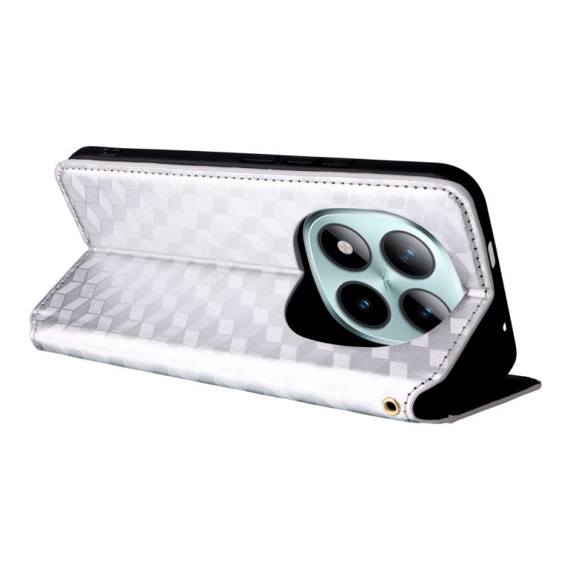 Nahkakotelo Xiaomi Redmi Note 15 Pro Plus 5g Kiiltävät Timantit