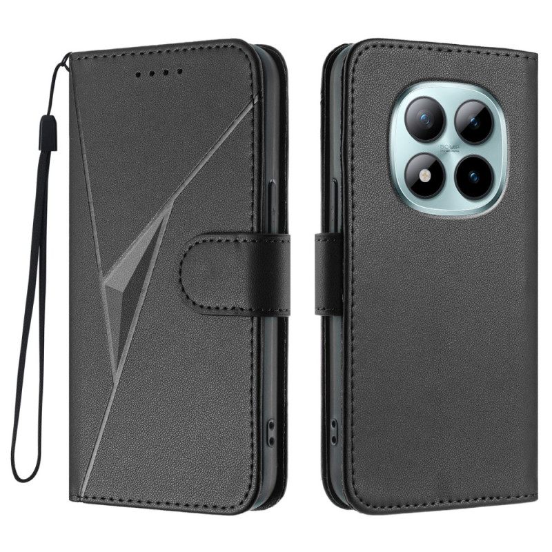 Nahkakotelo Xiaomi Redmi Note 15 Pro Plus 5g Kolmiokuvio