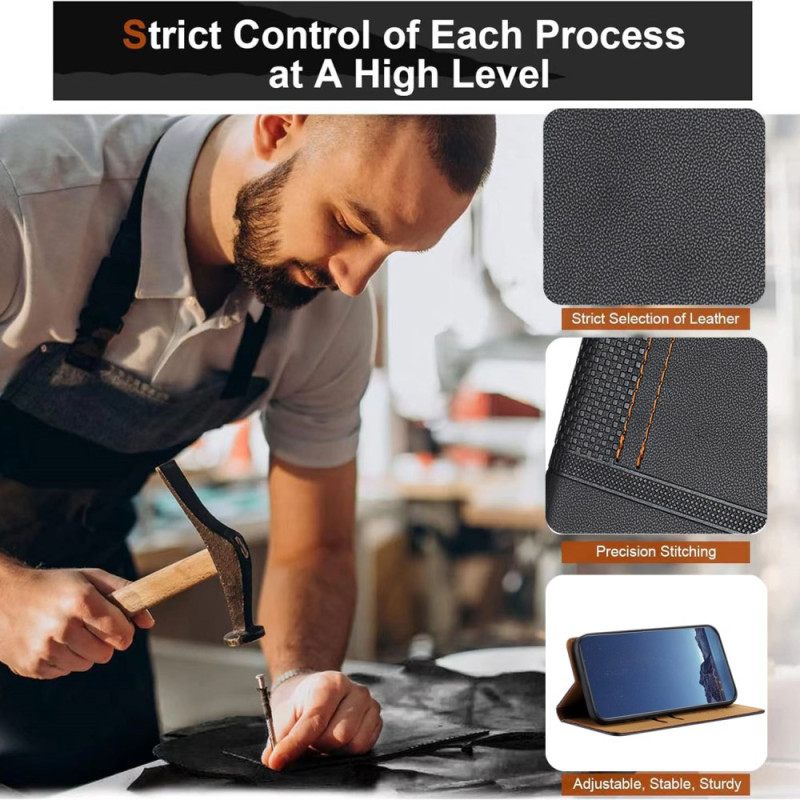 Nahkakotelo Xiaomi Redmi Note 15 Pro Plus 5g Ruudukkokuvio