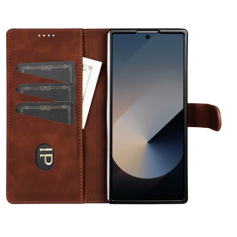 Kotelot Samsung Galaxy Z Fold 7 Azns Mokkanahkaefekti
