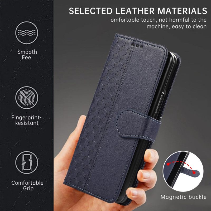 Kotelot Samsung Galaxy Z Fold 7 Puhelinkuoret Kohokuvioitu Hihnalla