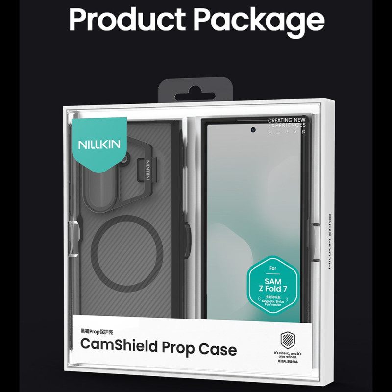 Kuori Samsung Galaxy Z Fold 7 Camshield-prop Magneettinen Läpikuultava Sarja Nillkin