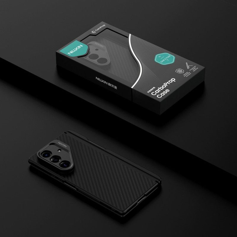 Kuori Samsung Galaxy Z Fold 7 Carboprop-sarja Jalustalla Suojakuori